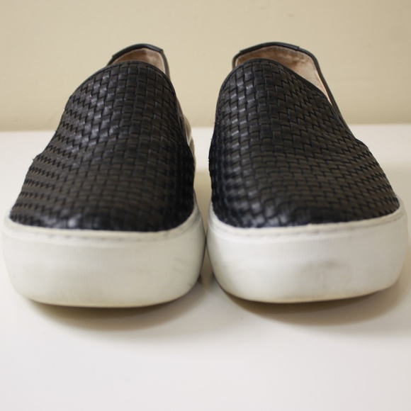 J/Slides Flynn woven leather platform sneakers - Picture 2 of 6
